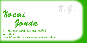 noemi gonda business card